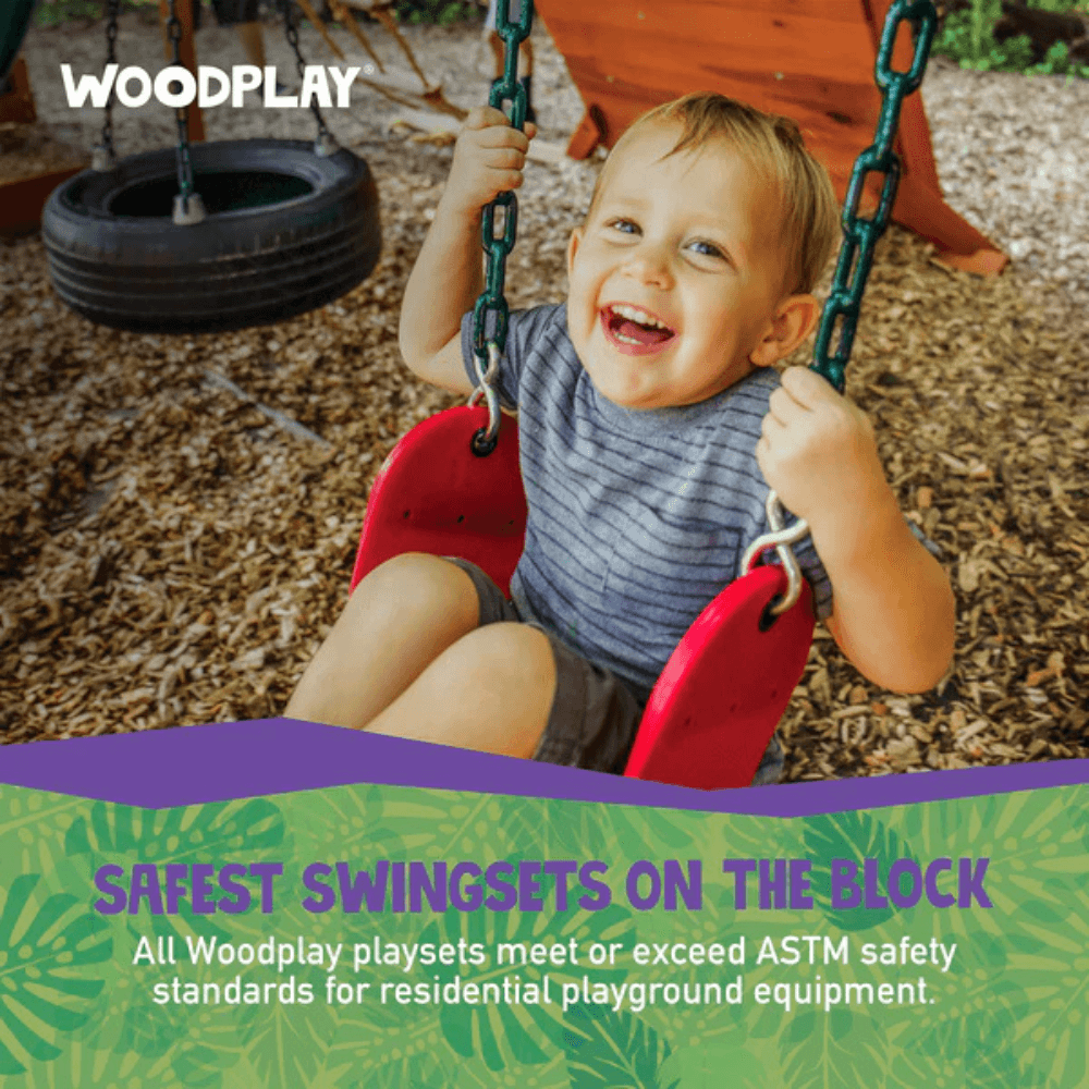 Woodplay Tiger Tower Combo A – Premium Wooden Swing Set for Endless Backyard Fun - Image 6
