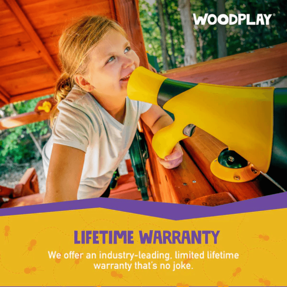 Woodplay Tiger Tower Combo A – Premium Wooden Swing Set for Endless Backyard Fun - Image 7